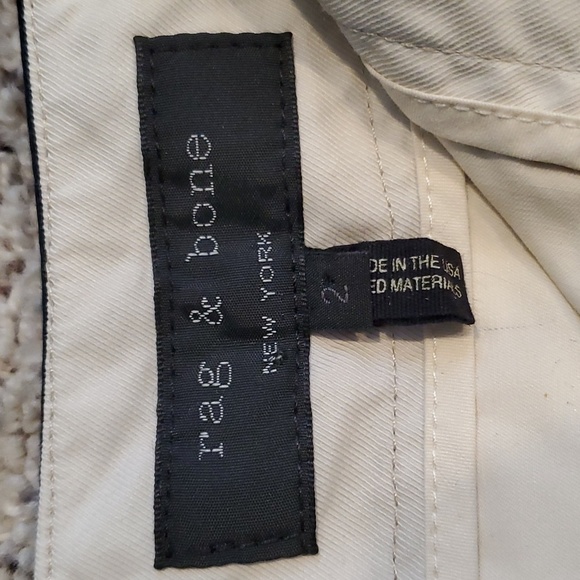 Rag & Bone khaki shorts sz 2 - Picture 2 of 8